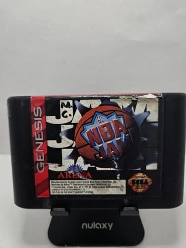 NBA Jam Sega Genesis Cartridge Only Acclaim Arena 1993 Vintage Video Game