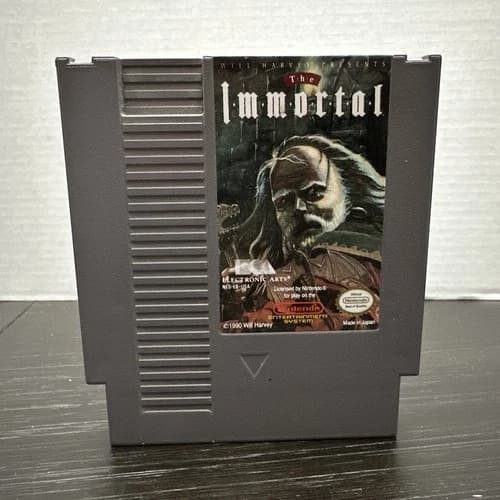 The Immortal Cartridge Only Nintendo NES 1990 Tested Authentic Electronic Arts