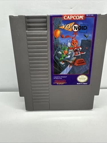 NES Yo Noid Capcom Nintendo Entertainment System 1990 Cleaned & Tested