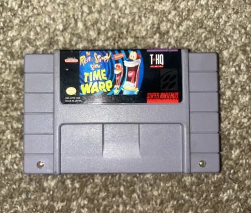 Ren & Stimpy Show: Time Warp (Super Nintendo SNES, 1994)