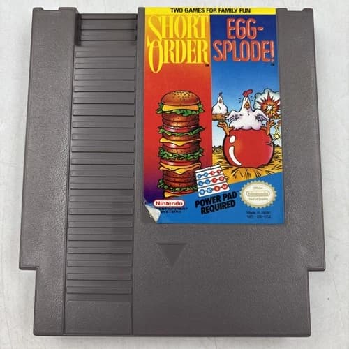 Short Order/Eggsplode (Nintendo NES) Authentic Cleaned Pins