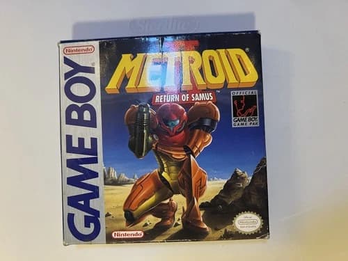 Metroid II: Return of Samus 2 Nintendo GameBoy Complete In Box CIB Tested GOOD!