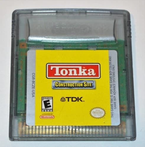 TONKA CONSTRUCTION SITE NINTENDO GAMEBOY COLOR GBC GAME