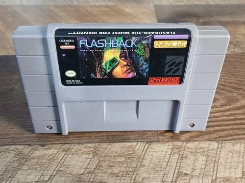 Flashback: The Quest for Identity (SNES 1993) Game Only - Tested