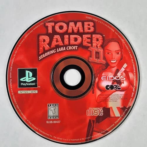 Tomb Raider II - Loose Sony PS1 Playstation 1 Disc