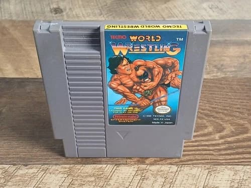 Tecmo World Wrestling (Nintendo NES, 1990) Game Only - Tested