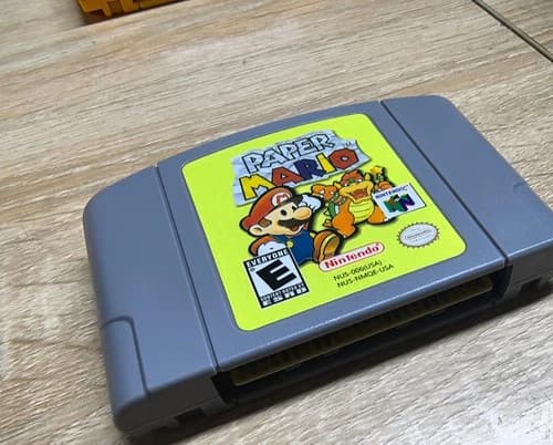 N64 Game Paper Mario For Nintendo 64 US Version Fast Shipping