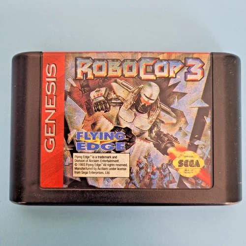Sega Genesis RoboCop 3 - CART ONLY *Tested & Works*