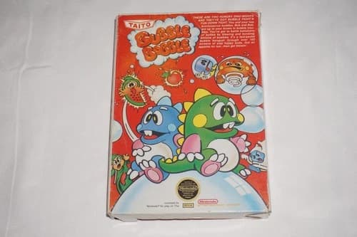 Bubble Bobble (Nintendo NES) Complete in Box CIB