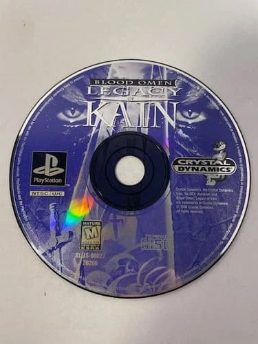 Blood Omen: Legacy of Kain (Sony Playstation, PS1) Disc Only Tested