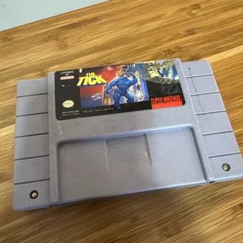 The Tick - Authentic Super Nintendo Game SNES - Tested