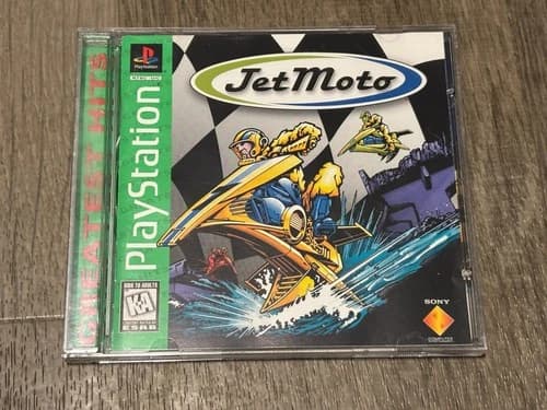 Jet Moto Playstation 1 PS1 Complete CIB Authentic