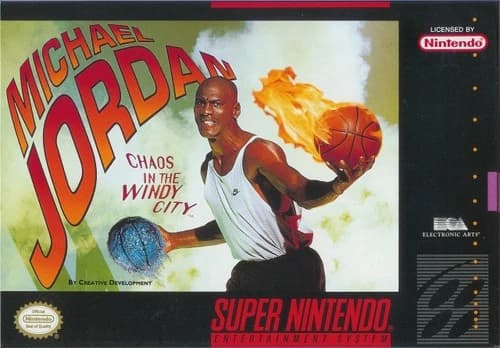 Michael Jordan Chaos In The Windy City - SNES Game