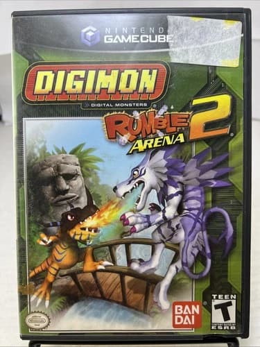 Digimon: Rumble Arena 2 Nintendo GameCube Complete CIB #ML