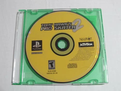TONY HAWK'S PRO SKATER 2 (SONY PLAYSTATION 1, 2000) **** TESTED ****