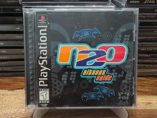 N2O Nitrous Oxide (Sony PS1 PlayStation 1, 1998) Complete Registration Card CIB