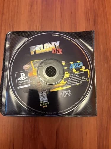 Felony 11-79 (Sony PlayStation 1, 1997) PS1 Disc Only Tested Works
