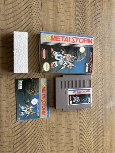 Metal Storm (Nintendo NES, 1991) Complete CIB. Game Tested!