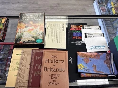 Ultima IV Quest Of The Avatar Complete With Everything Map And ANKH!!