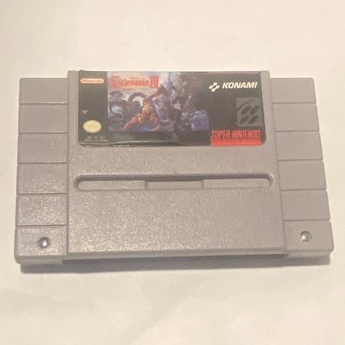Konami Super Castlevania IV for Super Nintendo SNES Game Cartridge