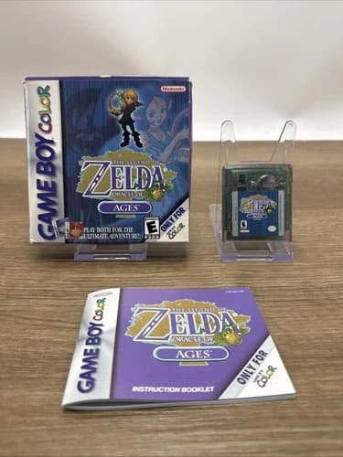 The Legend of Zelda: Oracle of Ages for Nintendo Game Boy Color Complete In Box
