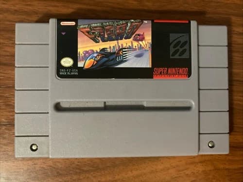 F-Zero SNES Super Nintendo Tested Working