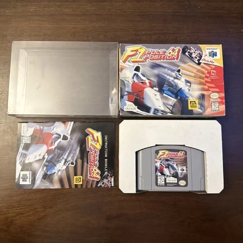 F1 Pole Position 64 (Nintendo 64 N64) Complete - Tested - Authentic