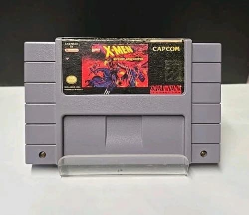 Snes Super Nintendo X-Men Mutant Apocalypse Game Tested Cart Only