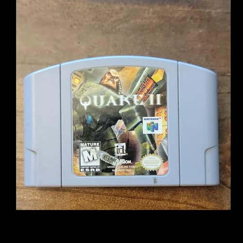 Activision Quake II Nintendo 64 N64 Multiplayer Shooter 1999