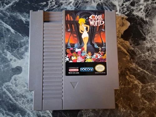 Cool World Nintendo NES Authentic Tested Contacts Cleaned