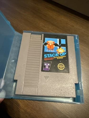 Nintendo Stack-Up Game for NES 1985 Edition, 5 Screws Rare, Not Tested