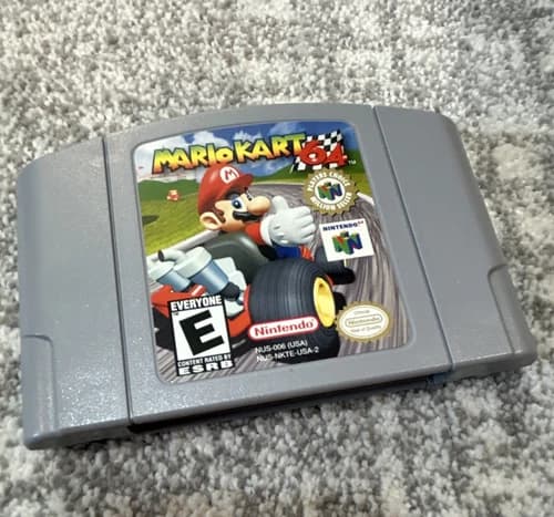 Nintendo Mario Kart 64 for Nintendo 64 N64, E, NTSC-U/C, Multiplayer