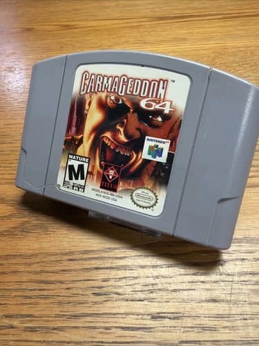 Carmageddon 64 Nintendo 64 N64 Cartridge Only Authentic