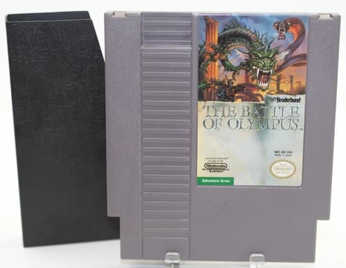 Nintendo NES Battle Of Olympus Tested & Working Authentic 1989 Cartridge Only