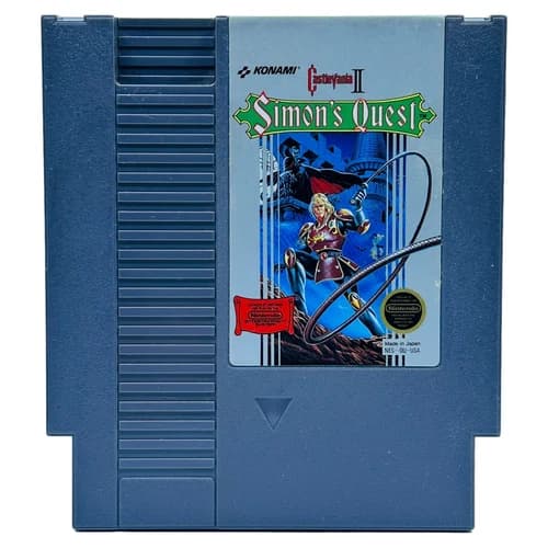 Castlevania II 2 Simon's Quest (Nintendo NES) Authentic Tested Game Cartridge