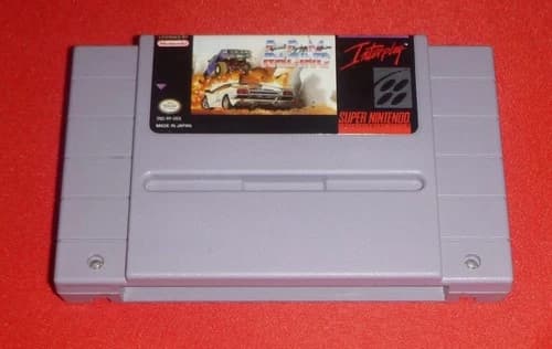 Radical Psycho Machine Racing (Super Nintendo SNES, 1992)-Cart Only