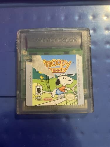 Snoopy Tennis (Nintendo Game Boy Color, 2001)