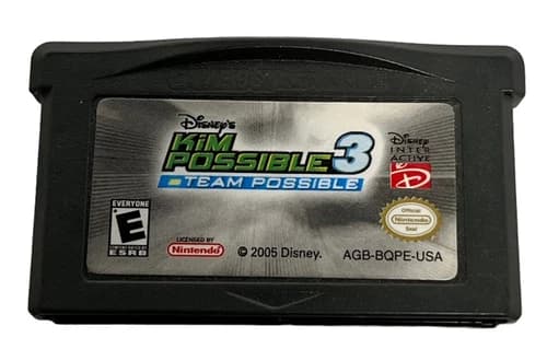 Disney's Kim Possible 3: Team Possible Nintendo Game Boy Advance 2005 GBA Works