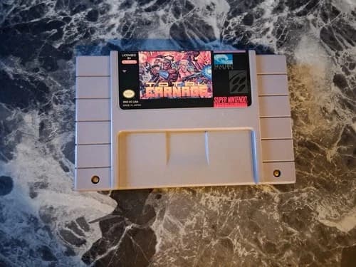 Total Carnage Snes Authentic Tested Contacts Cleaned