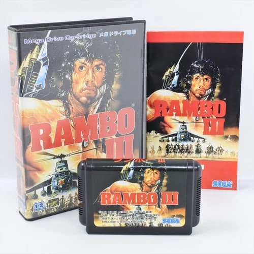 RAMBO III 3 Mega Drive Sega 7208 md