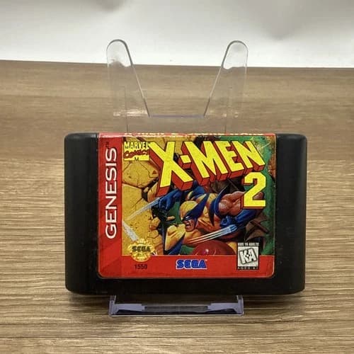 X-Men 2 Clone Wars Sega Genesis Marvel Comics 1995 Action Game Cartridge Only