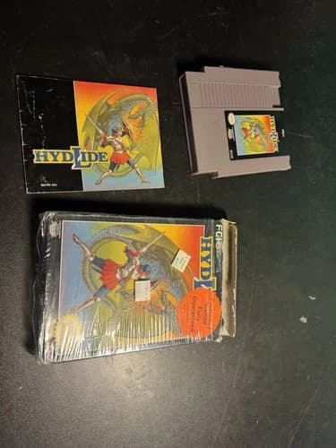 Hydlide (Nintendo NES) Complete - Tested - Authentic CIB