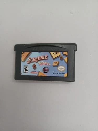 Nintendo Game Boy Advance Scrabble Blast! Authentic Tested Working 2005