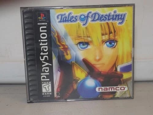 Tales of Destiny 1 One Sony PlayStation PS1 PSX Namco Complete in Box CIB