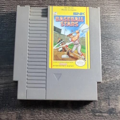 SNK Baseball Stars Nintendo NES Cartridge NTSC-U/C (US/Canada) Battery Backup