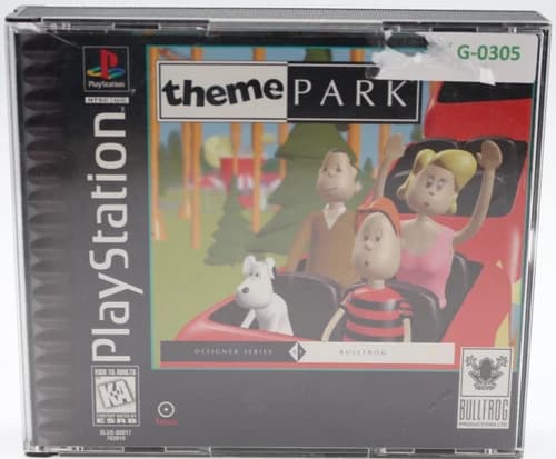 Theme Park (Sony PlayStation 1 PS1, 1995) CIB