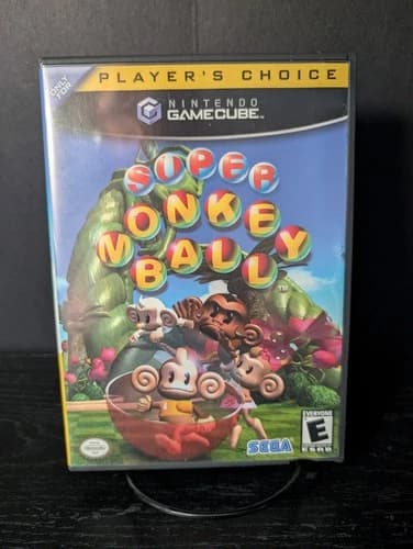 Super Monkey Ball (Nintendo GameCube 2001) Complete w/Registration Card, Tested