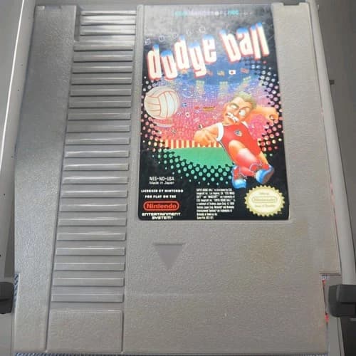 Super Dodge Ball NES Nintendo Authentic Clean Label Cartridge