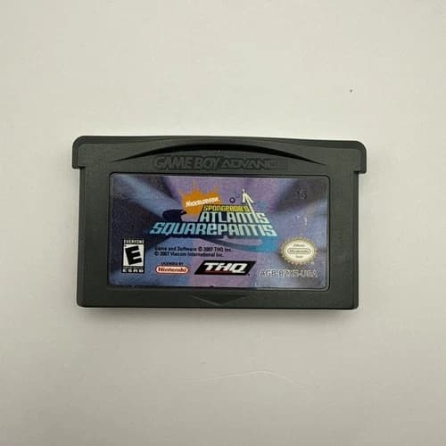 SpongeBob's Atlantis SquarePantis GBA (Nintendo GameBoy Advance) - Authentic