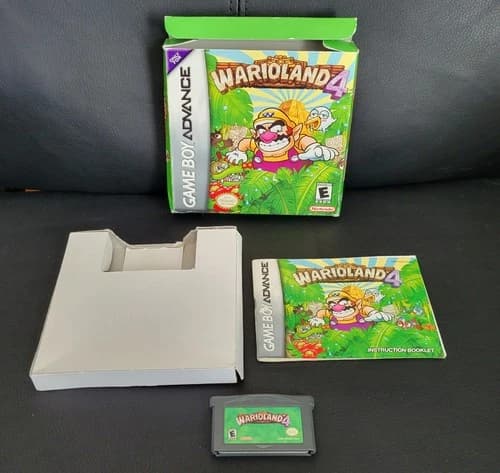 Wario Land 4 (Nintendo Game Boy Advance, 2001) CIB